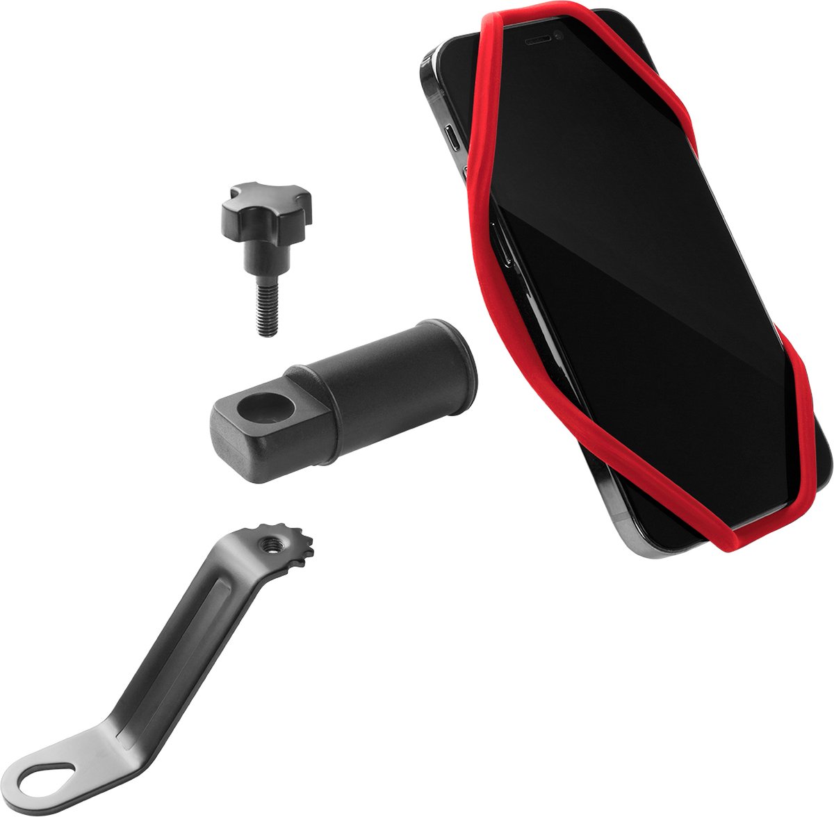 Bike Tie 4 Universele Telefoonhouder voor Scooter Vespa - Piaggio - La Souris IVA SYM Fatbike Telefoniehouder kopen online