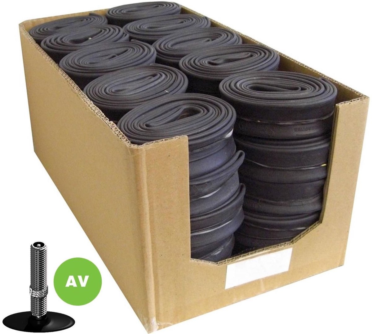 binnenband edge 28 29 40 60 584 635 av40mm werkplaats 50 stuks