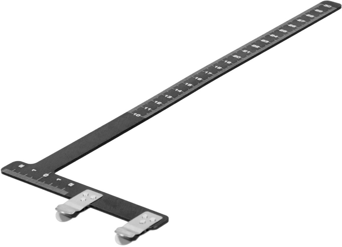 bow archery ruler l shape aluminum adjustment bow l shape chord distance square ruler for compound bow recurve bows measuring instrument