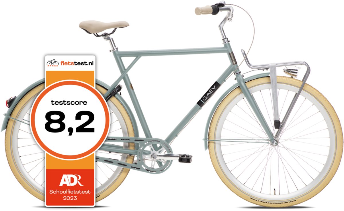 BSP GAEV - Retro Herenfiets - Framemaat 62 cm - Hazy California Fiets kopen online
