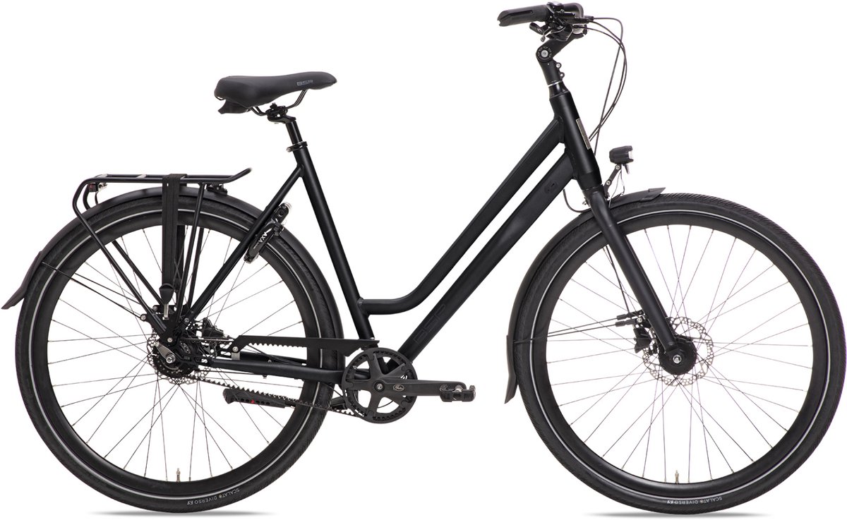 BSP Voyager Belt Stadsfiets - Damesfiets 28 Inch - 58 cm - 8 Versnellingen - Hydraulische schijfrem - Zwart Fiets kopen online