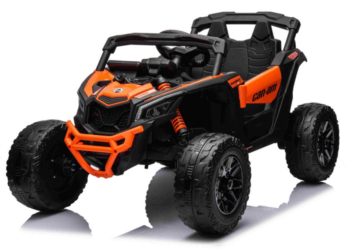 Can-Am Maverick | UTV Elektrische buggy 24V - 4x4 - MP4-scherm - Oranje Accuvoertuig kopen online