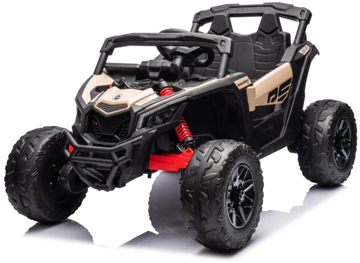 Can-Am Maverick | UTV Elektrische buggy 24V - 4x4 - MP4-scherm - Zwart Accuvoertuig kopen online