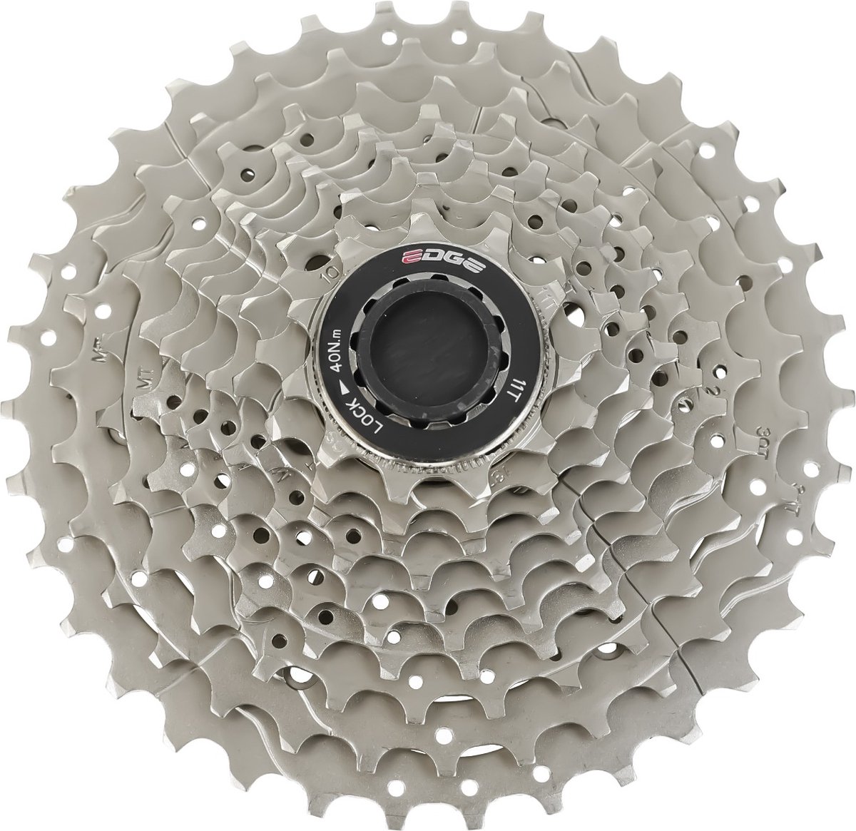 cassette 10 speed edge csm6010 11 34t zilver