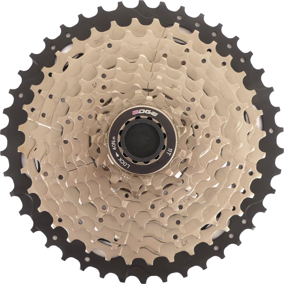 Cassette 10 speed Edge CSM6010 11-42T - zilver/zwart Fiets kopen online