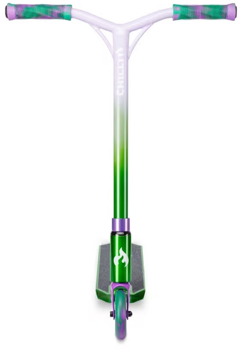 Chilli Pro Scooter Jumpstart S. Green/Purple - Stuntstep Step kopen online