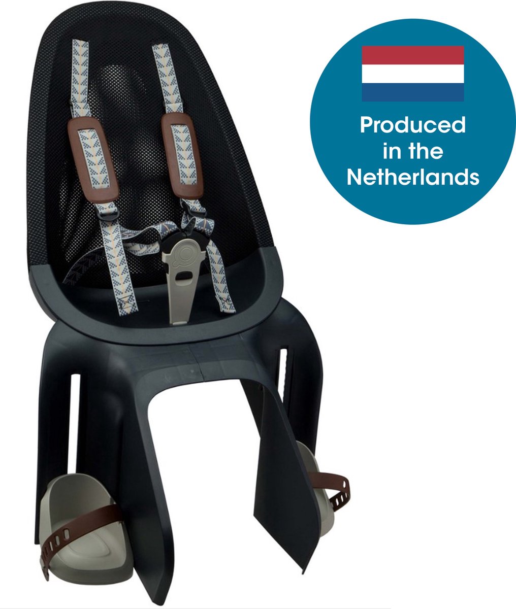 Cortina Lisbon Qibbel Air Fietststoeltje Achter Bagagedrager bevestiging- Lisbon blauw Fietsstoeltje kopen online