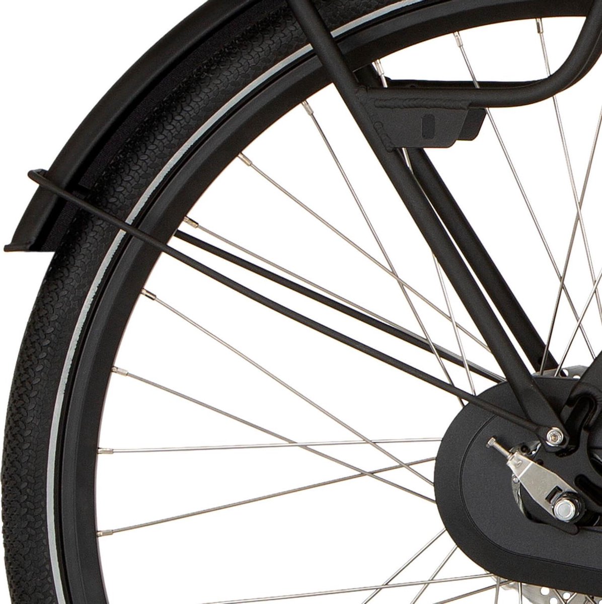 cortina spatbordstang achter 28 foss diamond black matt