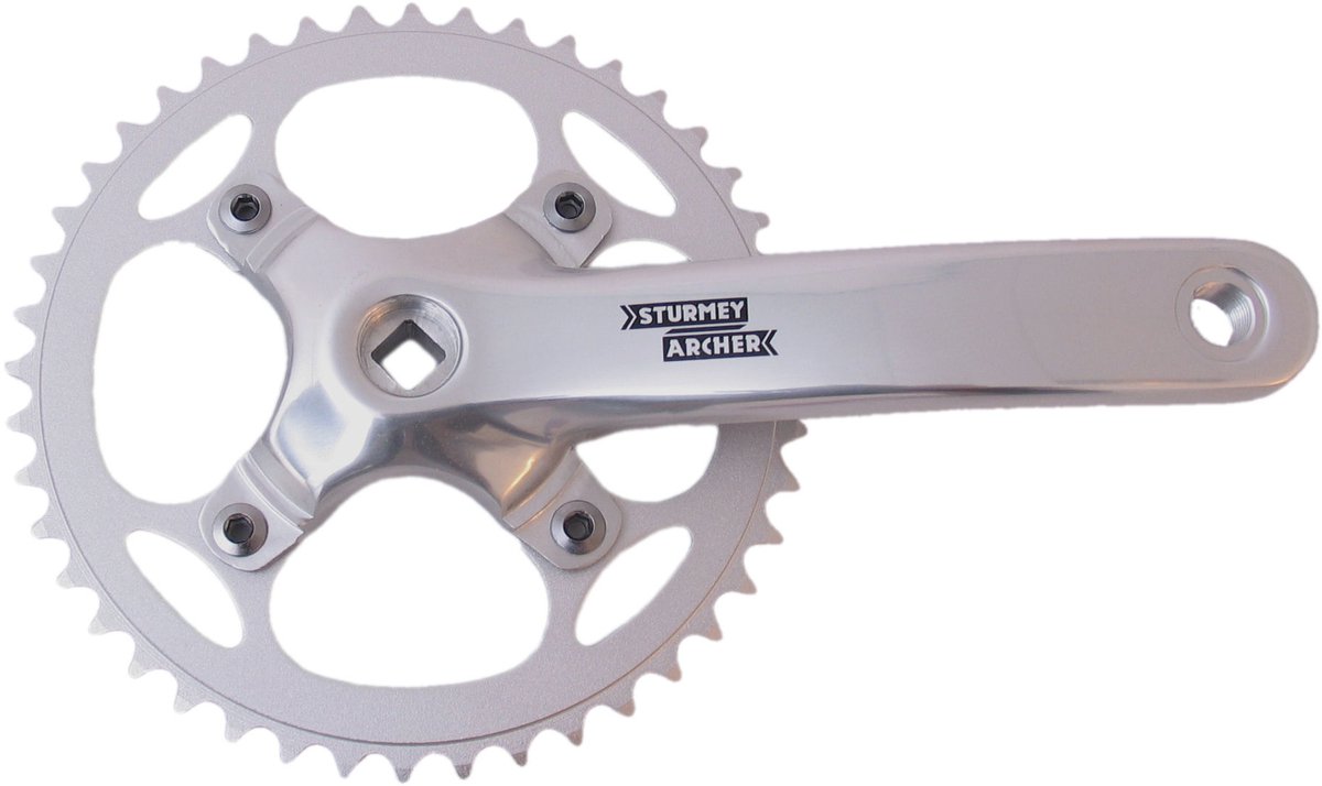 crankstel sturmey archer fcs750 44t 170mm met vierkante as zilver 3 32