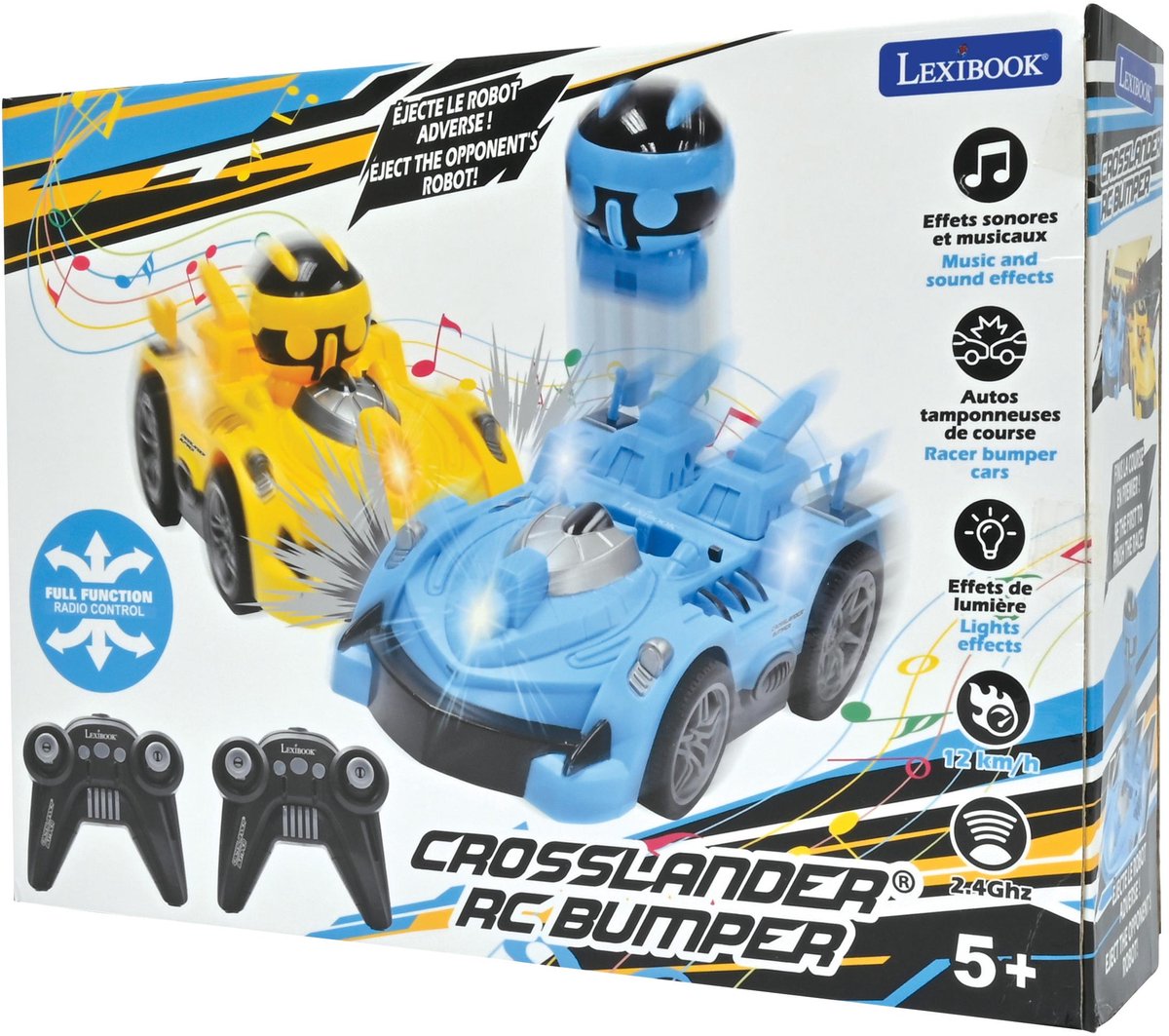 Crosslander BUMPER – Set 2 voitures Bumper avec 2 figurines amovibles Accuvoertuig kopen online