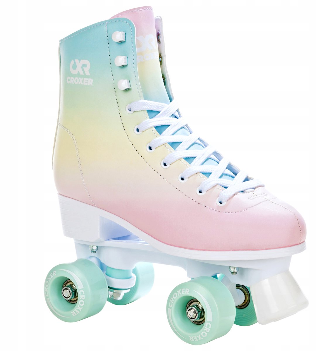 Croxer Alessa Rainbow Retro Skates - Mat Rolschaatsen kopen online