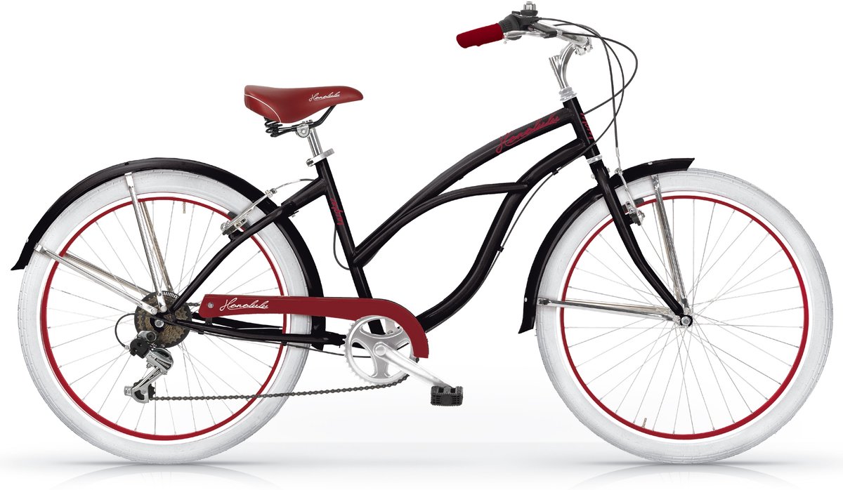 cruiser honolulu woman 26 inch zwart