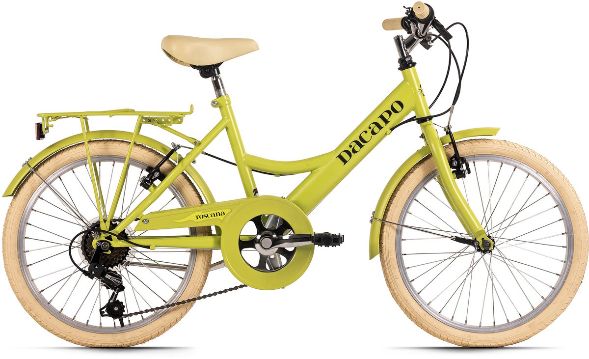 DaCapo kinderfiets 20" Toscana groen framemaat 36 cm 6 versnellingen Kinderfiets kopen online