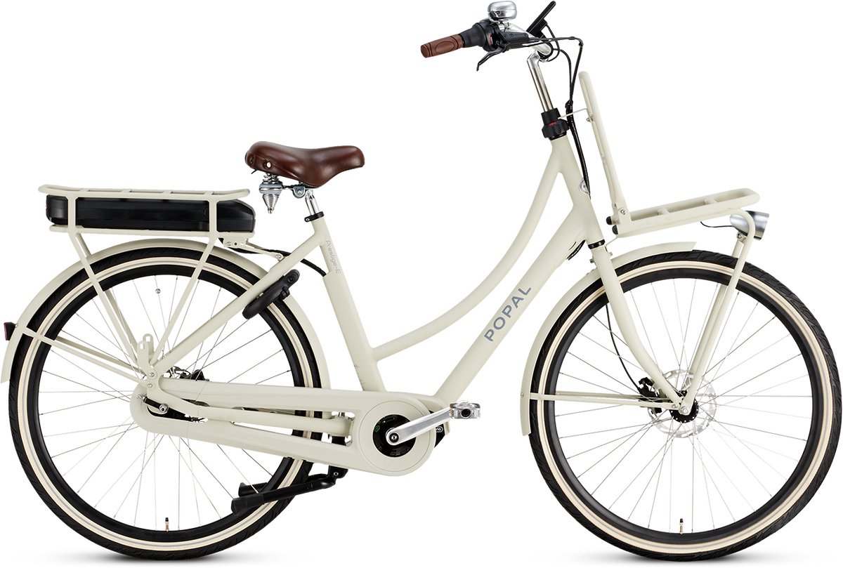 Daily Dutch Prestige-E Elektrische Fiets - E-bike 28 Inch - Damesfiets 47 cm - 7 Versnellingen - Hydraulische schijfrem - 562​​​​​​​ Wh Accu - Creme Fiets (elektrisch) kopen online