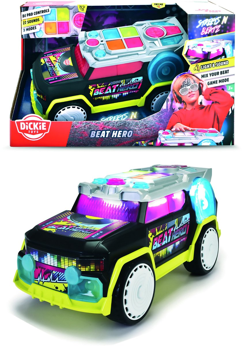 dickie toys beat hero voertuig 32 cm veelkleurig
