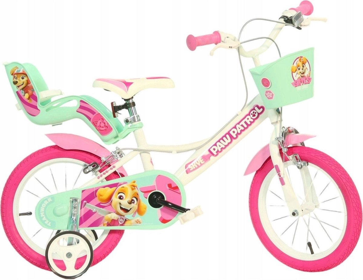 Dino Bikes Paw Patrol Skye 14 Inch Meisjes Doortrapper Kinderfiets kopen online