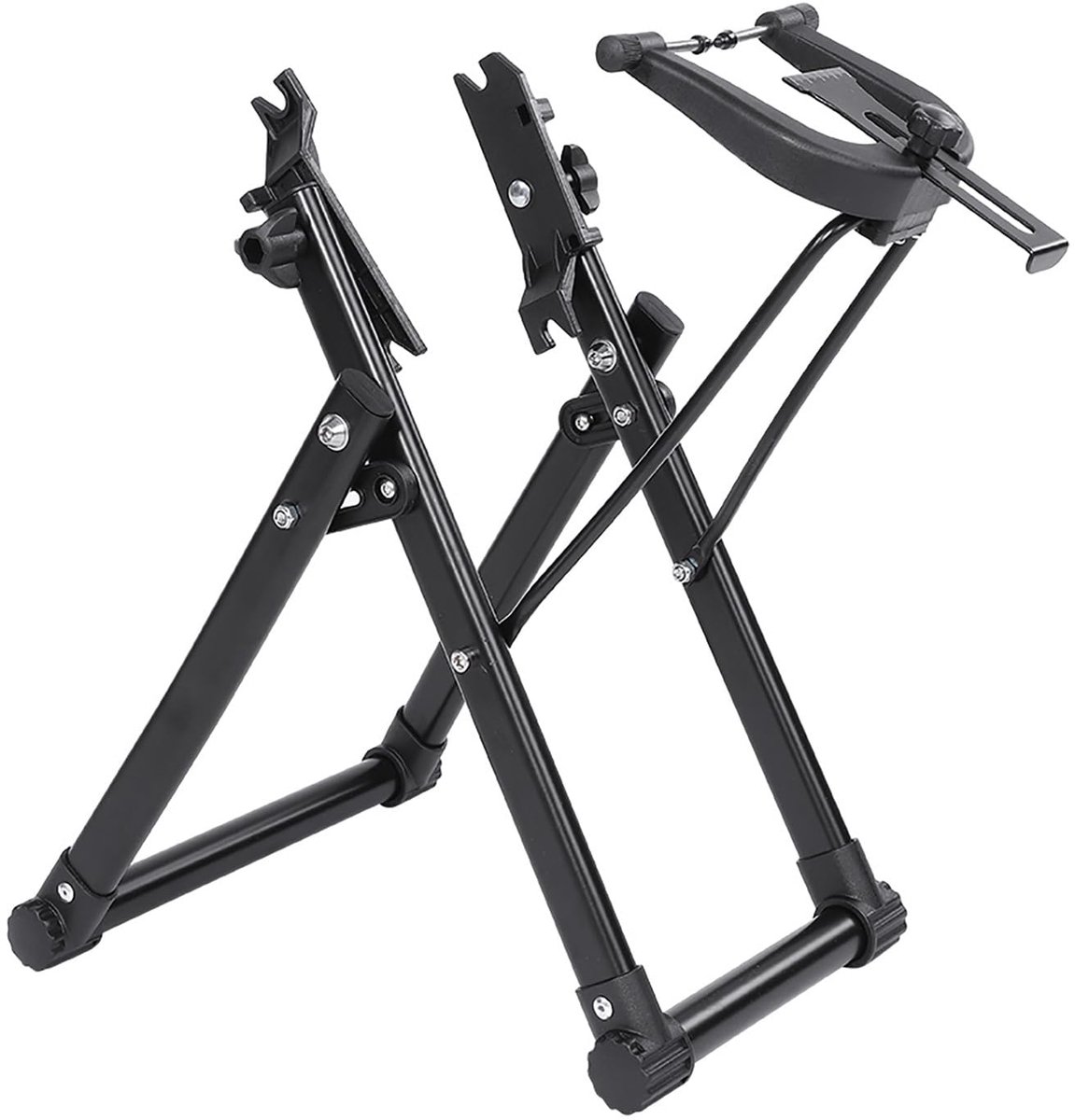 drfeify bicycle wheel truing stand durable folding bicycle professional wheel maintenance tool cycling accessory