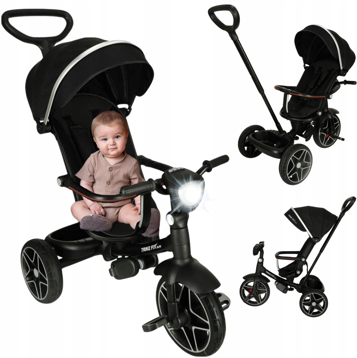 Driewieler Kinderen 360° Draaibaar met Geluid & Licht Driewieler kopen online