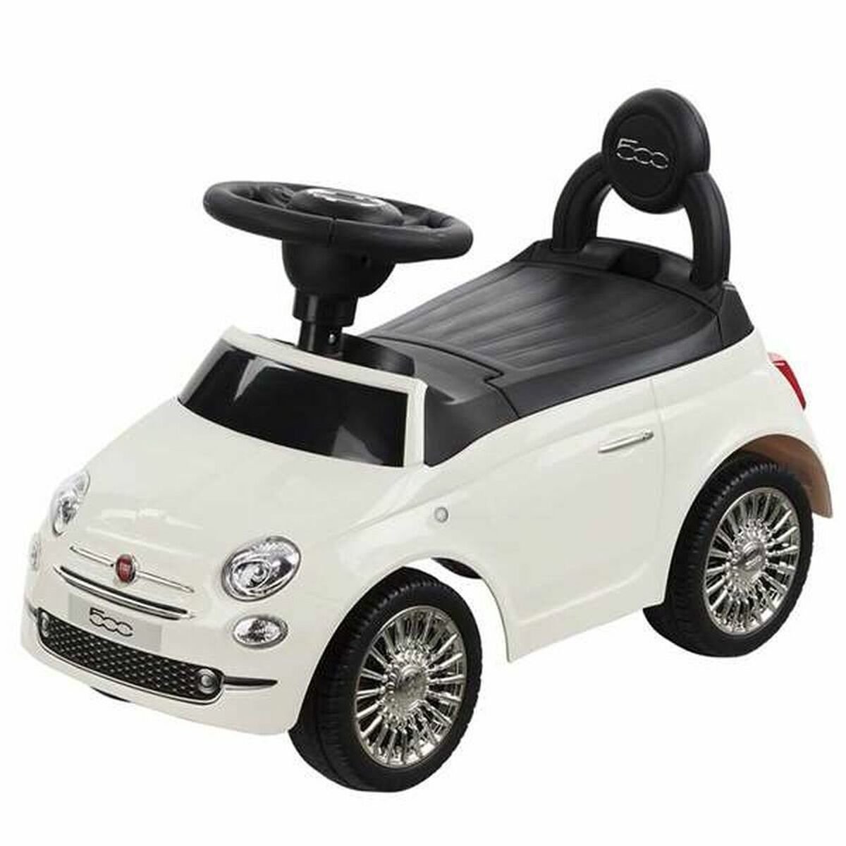 Driewieler RIDE ON CAR FIAT 500 WHITE Wit Buitenspeelvoertuigaccessoire kopen online
