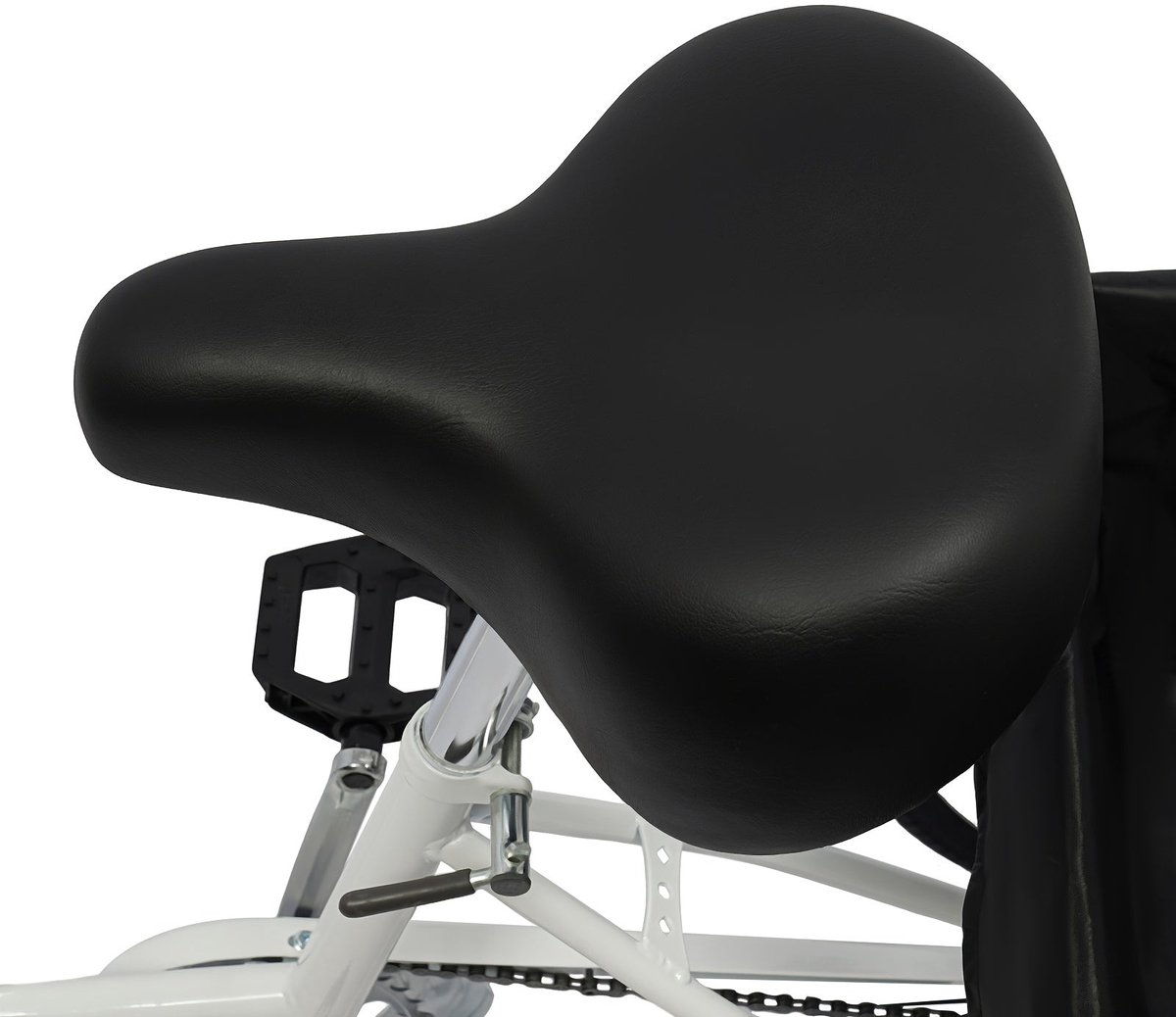 Driewieler Voor Volwassenen – Driehoeksfiets – Stabiele Fiets – Comfortabele Driewieler – Verstelbaar Zadel – 8 Versnellingen – Stevige Bagagerek Fiets kopen online