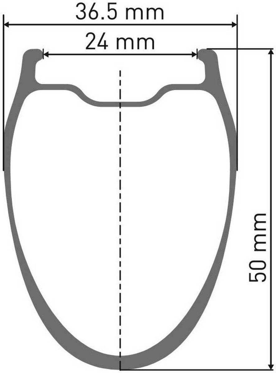 dt swiss grc 1400 dicut disc cl tubeless presta 49 65mm racefiets voorwiel zilver 12 x 100 mm