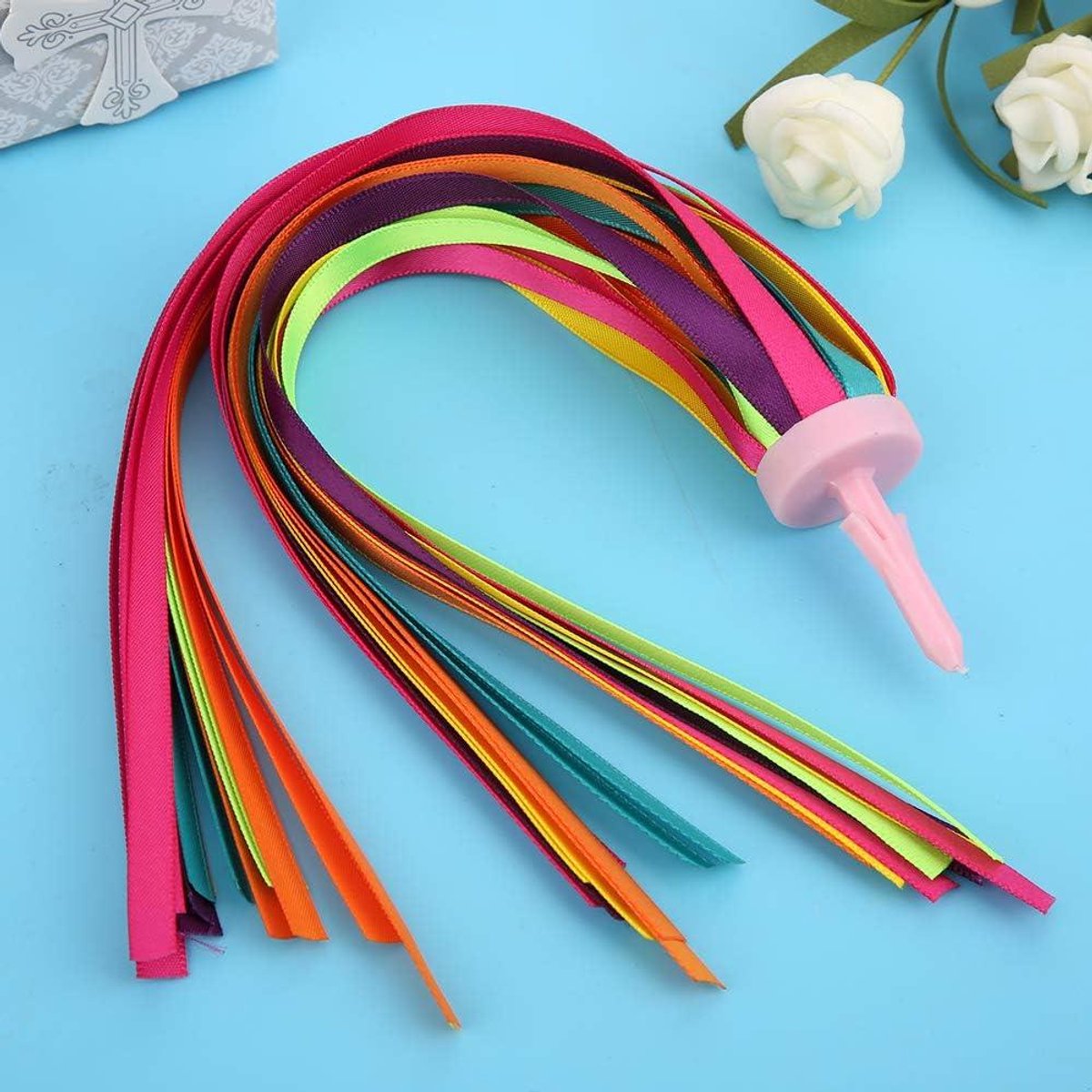 e ambar kleurrijke fiets streamers voor kinderen fietsgrepen kwasten kinderfiets accessoires veelkleurig