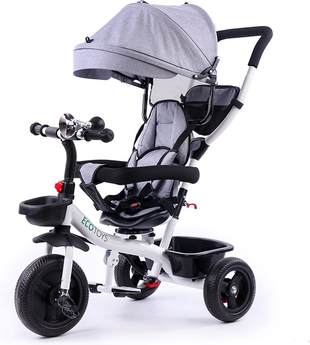 Ecotoys driewieler buggy YM BT 2 - grijs Driewieler kopen online