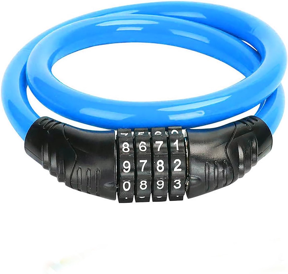 elektrisch scooterslot met 4 cijferig slim wachtwoord geschikt voor fietsen blauw