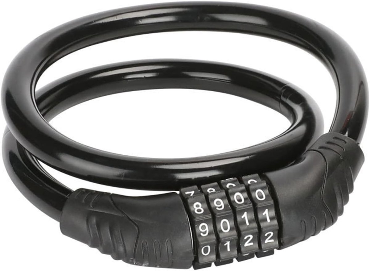 Elektrisch scooterslot met 4-cijferig slim wachtwoord Geschikt voor fietsen, zwart Buitenspeelvoertuigaccessoire kopen online