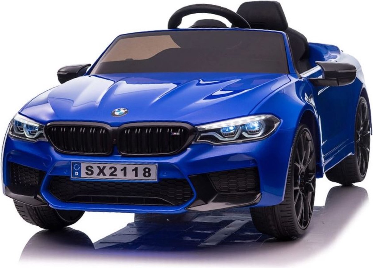 Elektrische Kinderauto BMW M5 24V Met Afstandsbediening - accuvoertuigen - accu auto voor kinderen Blauw Accuvoertuig kopen online