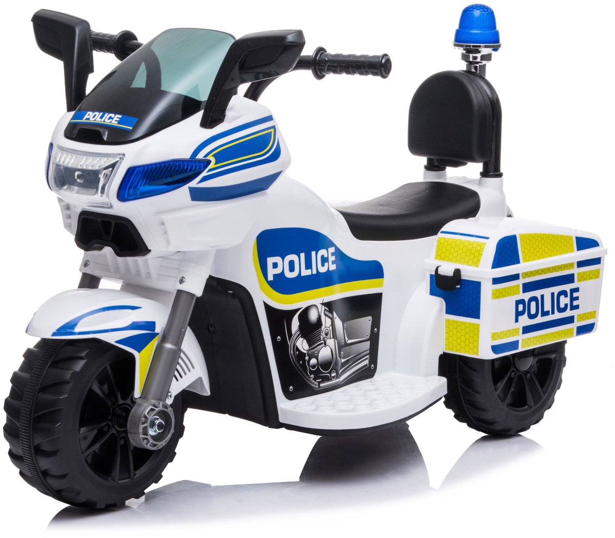 Elektrische Politie Motor voor Kinderen – 3 Wielen | LED & Sirene Accuvoertuig kopen online