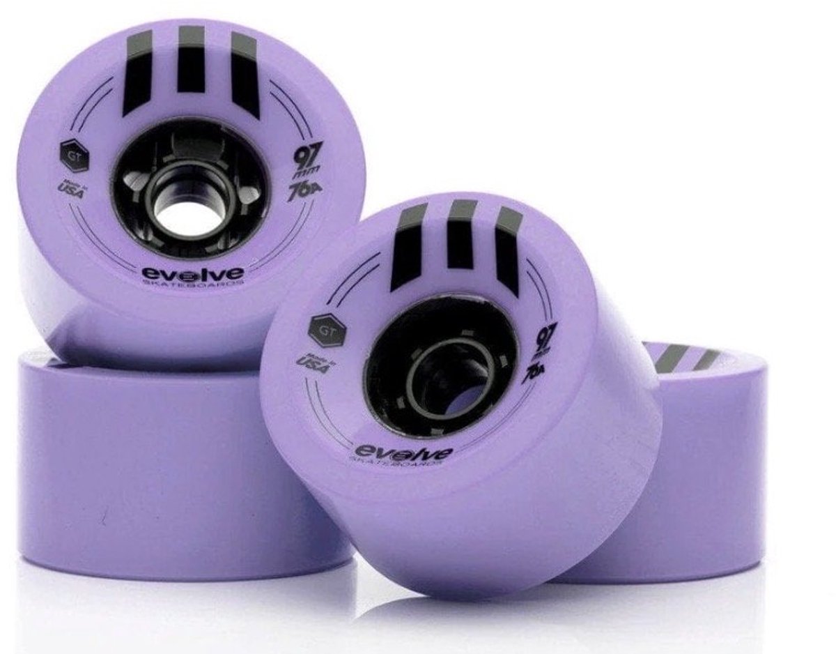 Evolve GTR Street Wielen 97mm purple Skateonderdeel kopen online