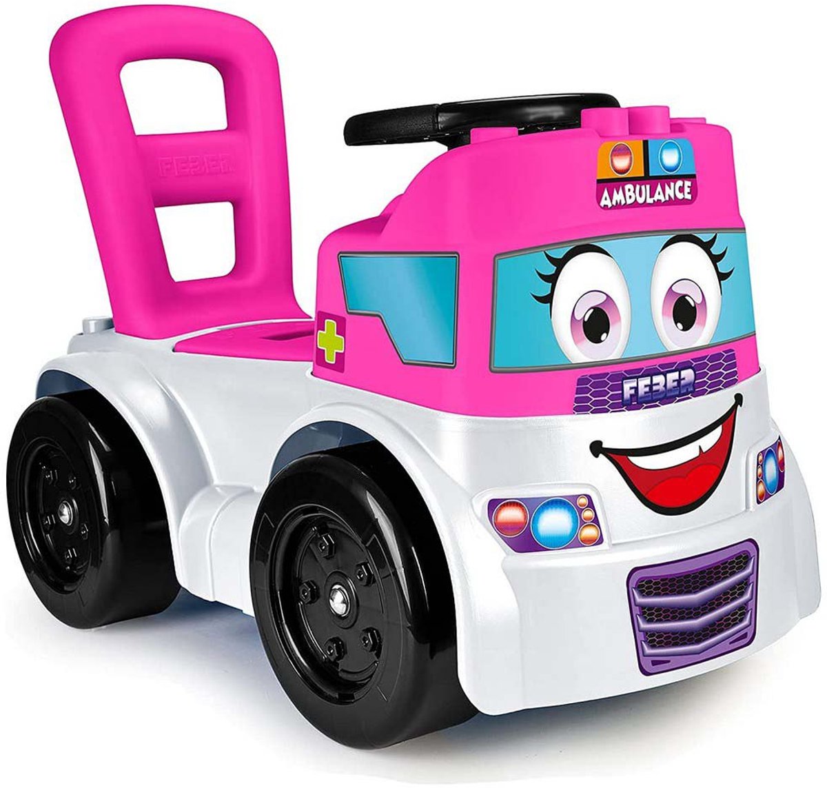 Feber Motorblok Ambulancemonteerbaar Voertuig Veelkleurig Loopauto kopen online