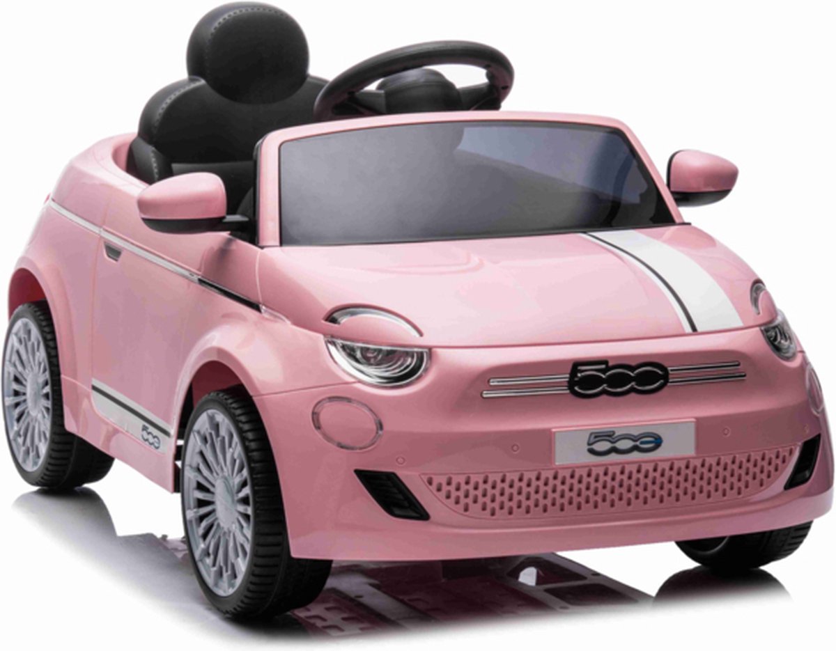 fiat 500 12v elektrische kinderauto 12v roze