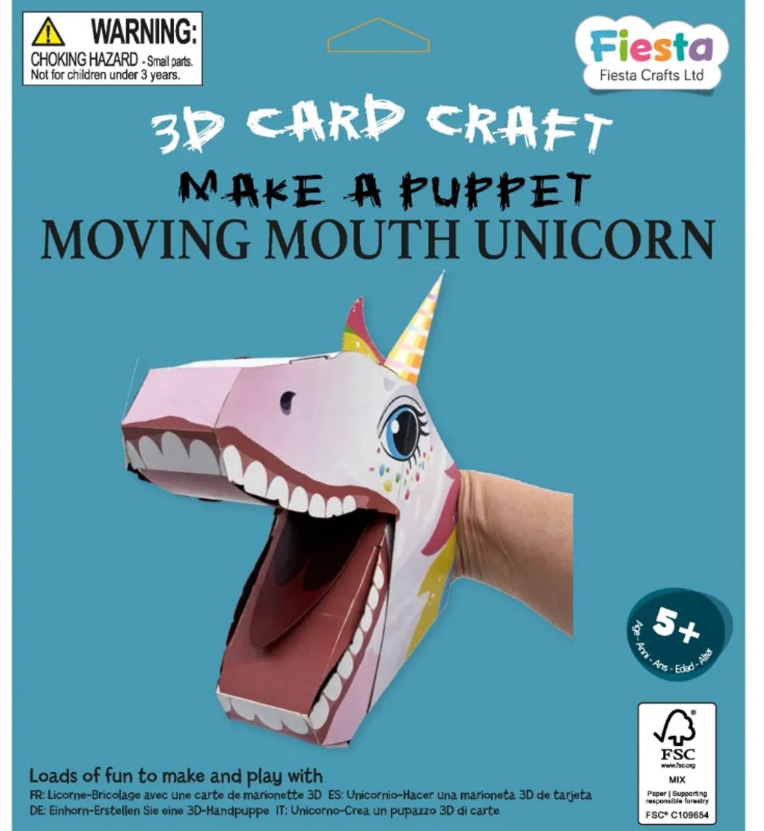 Fiesta Crafts eenhoorn knutselpakket handpop - creatief speelgoed. Step kopen online