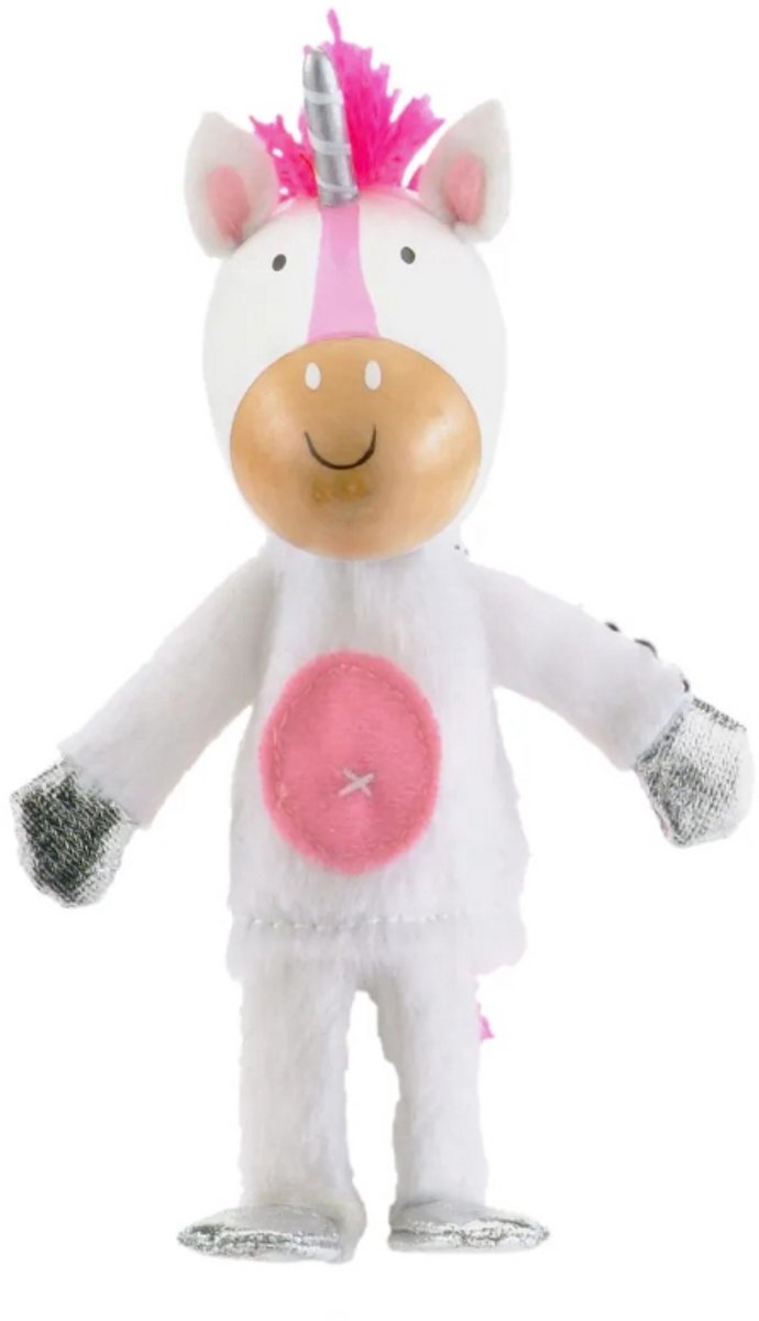 fiesta crafts eenhoorn vingerpop karton speelgoed kleurrijk