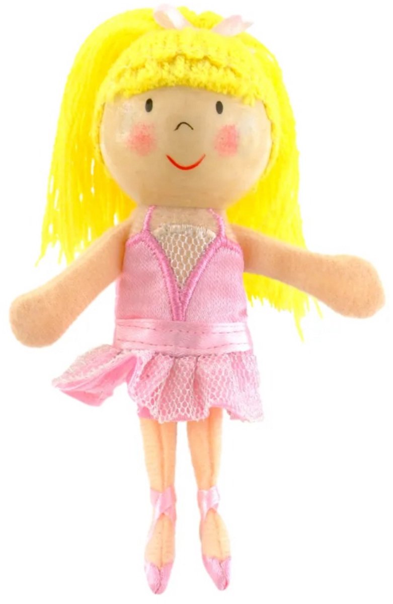 Fiesta Crafts vingerpop ballerina speelgoed - educatief karton. Step kopen online