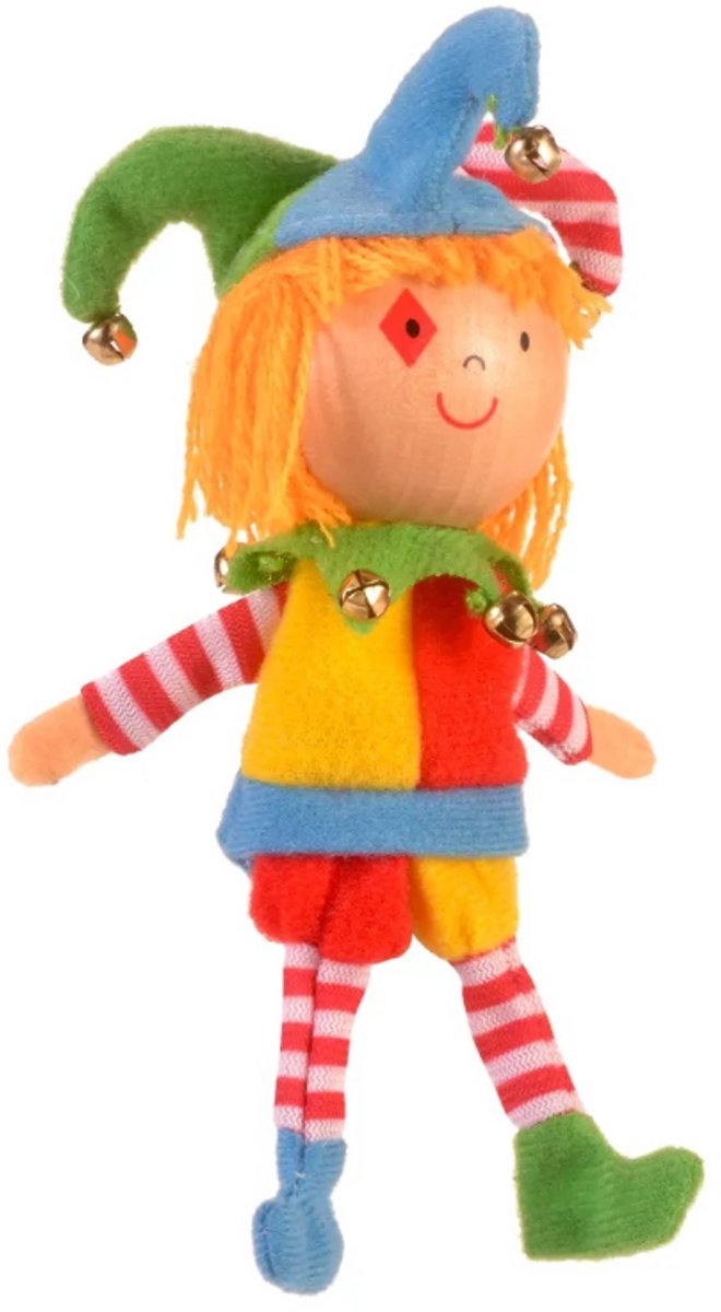 Fiesta Crafts vingerpop nar multicolor educatief speelgoed. Step kopen online