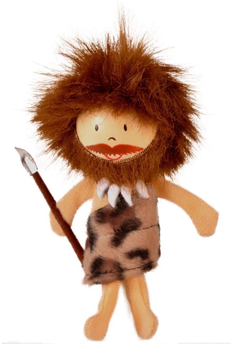 Fiesta Crafts vingerpop speelgoed - Caveman - educatief en creatief. Step kopen online