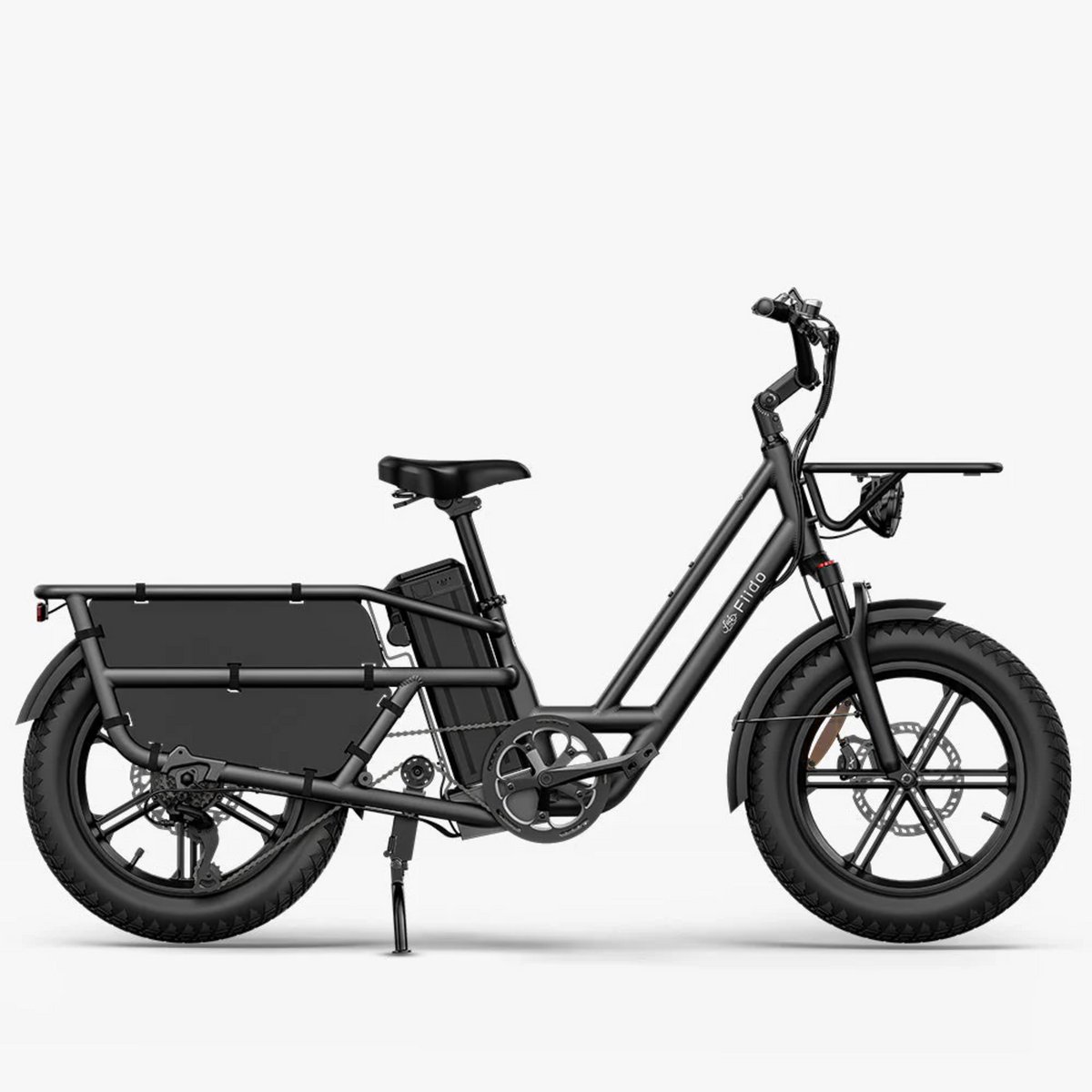 Fiido T2 2025 - Elektrische Longtail Bakfiets - Grijs - 20x4 inch - Accu 998.4Wh (48V) - 250 W (55Nm) Mivice Motor - Shimano 7 Versnellingen - Hydraulische Remmen Fiets (elektrisch) kopen online