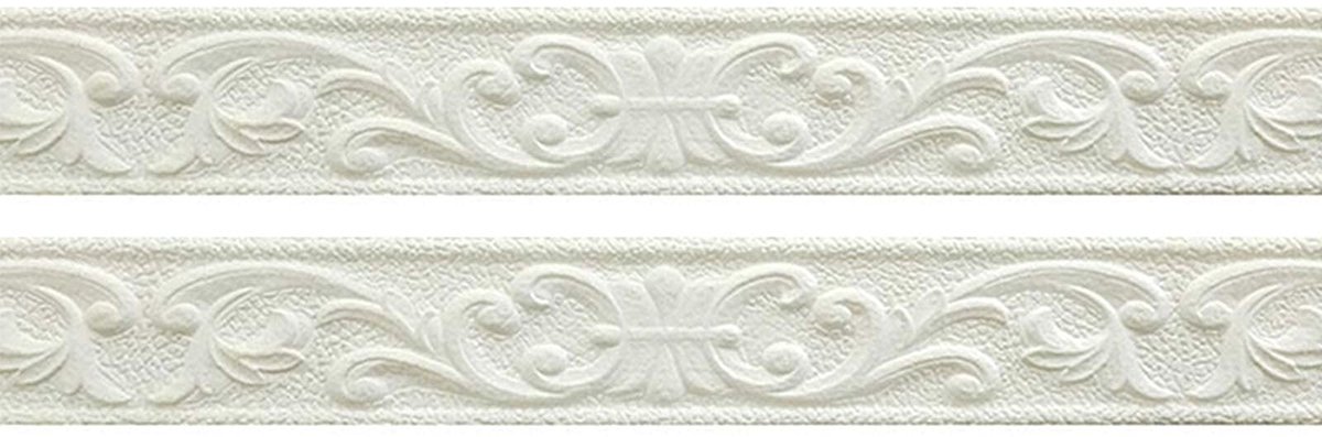 Flexibele schuimlijst, zelfklevende kroonlijst, behangrand, zelfklevende 3D-muurrand, afwerking voor muurranden, plafonds, aanrechtbladen, woondecoratie (wit, 4,6 m * 8 cm) Fiets (elektrisch) kopen online