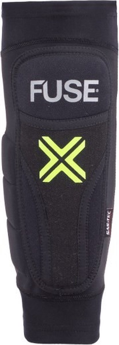 Fuse - Omega - Scheenbeschermer - BMX - Volwassenen - Zwart - Neon Geel - S Skateonderdeel kopen online