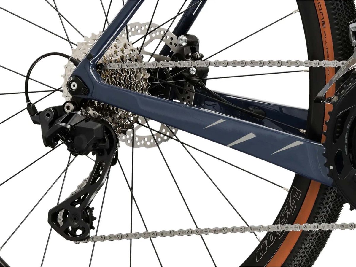 Gravelbike 28'' Kross Esker 8.0 - model 2025 - Navy Blue - Large (21") Fiets kopen online