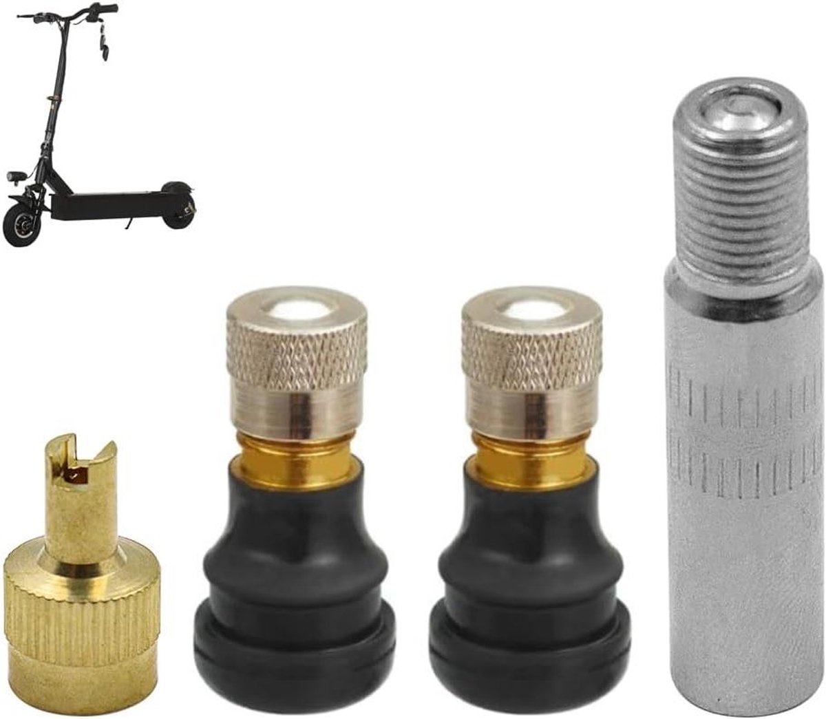 Green Glow - Vervangingswielventiel voor Elektrische Scooter - Xiaomi - Ninebot G30 - Segway Mini - Hoverboard Buitenspeelvoertuigaccessoire kopen online