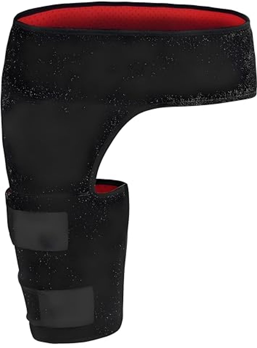 groin and hip brace durable moisture wicking neoprene stay dry and comfortable for sciatica pain groin stretches hip flexor injuries or pulled quads or hamstrings