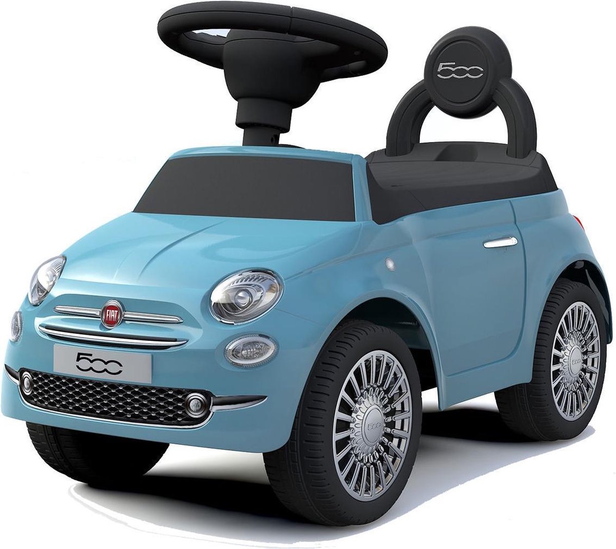 happy baby loopauto fiat 500 blauw