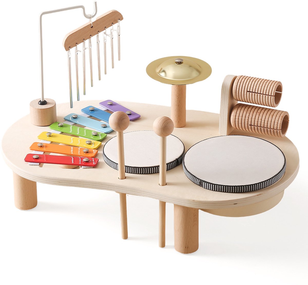Houten Muziekstandaard Voor Kinderen, Percussiespel, Speelgoed Voor Vroege Educatie Met Drumstel Fiets (elektrisch) kopen online