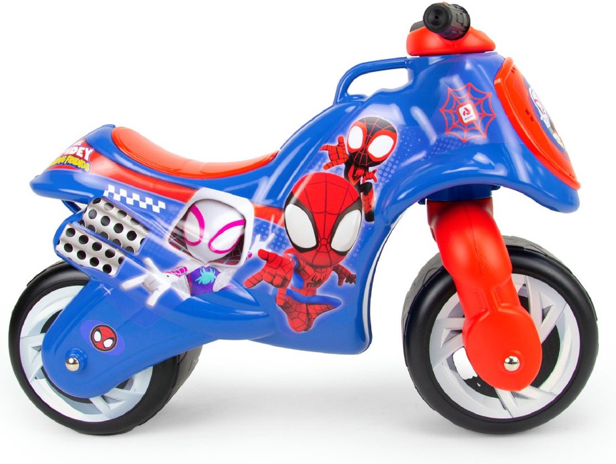 Injusa Neox Spiderman Loopmotor Vanaf 2 Jaar - Max. Draagkracht 30 kg - 69 x 27,5 x 49 cm - Blauw/Rood Loopmotor kopen online