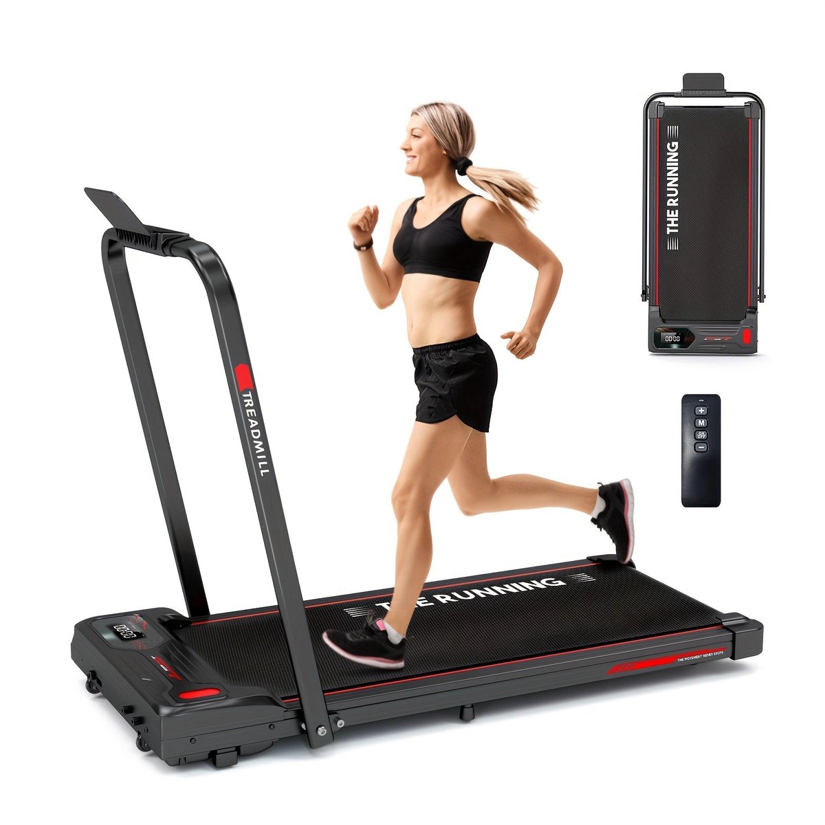 Inklapbare Loopband – Wandelband – Fitnessapparaat – Hardloopband – Looptrainer – Compact Design – 2,25 PK Motor – SD-380CS Loopfiets kopen online