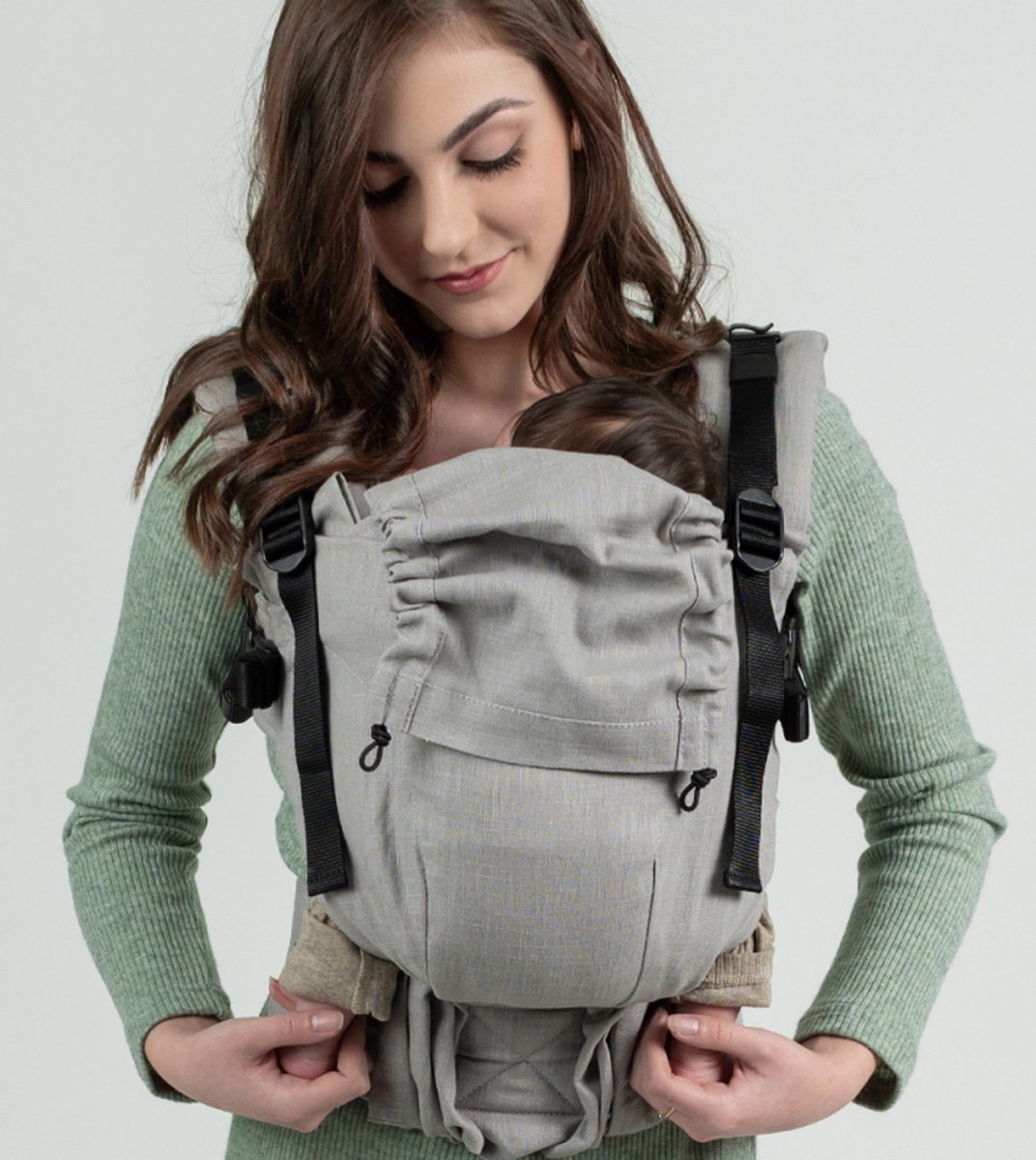 ISARA The One Misty Linen - draagzak baby - maat 56 - 110 Step kopen online